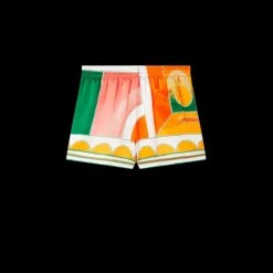 Summer Court Silk Shorts
