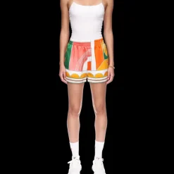 Summer Court Silk Shorts