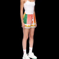 Summer Court Silk Shorts