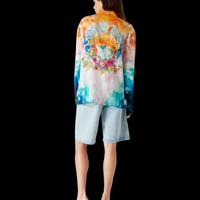 Surf Trip Long Sleeve Silk Shirt