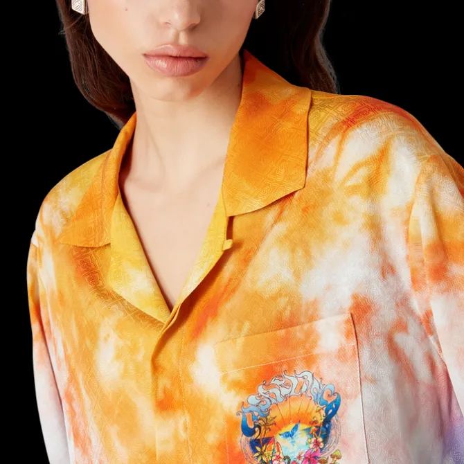 Surf Trip Long Sleeve Silk Shirt