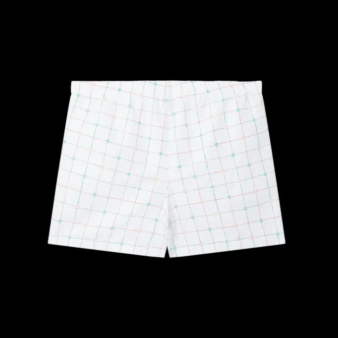 Tennis Check Swim Trunks