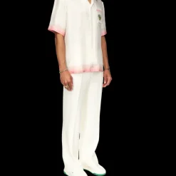 Tennis Club Icon Short Sleeve Silk Shirt
