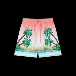 Tennis Club Silk Shorts