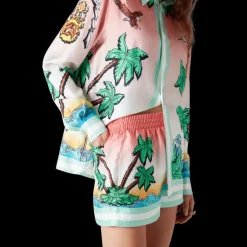 Tennis Club Silk Shorts