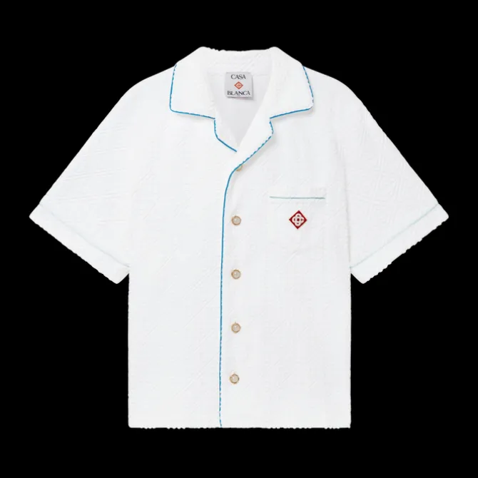 Tennis Stripe Towelling Shirt