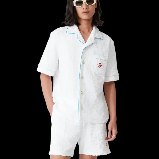 Tennis Stripe Towelling Shirt