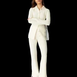 Textured Knitted Trousers
