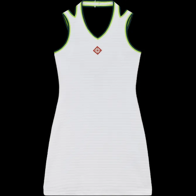 Textured Velour Tennis Dress