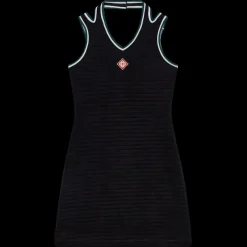 Textured Velour Tennis Dress