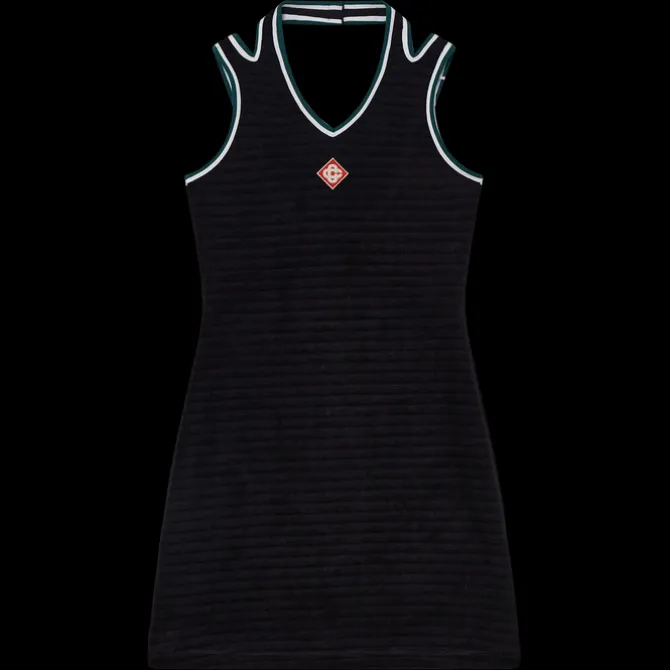 Textured Velour Tennis Dress