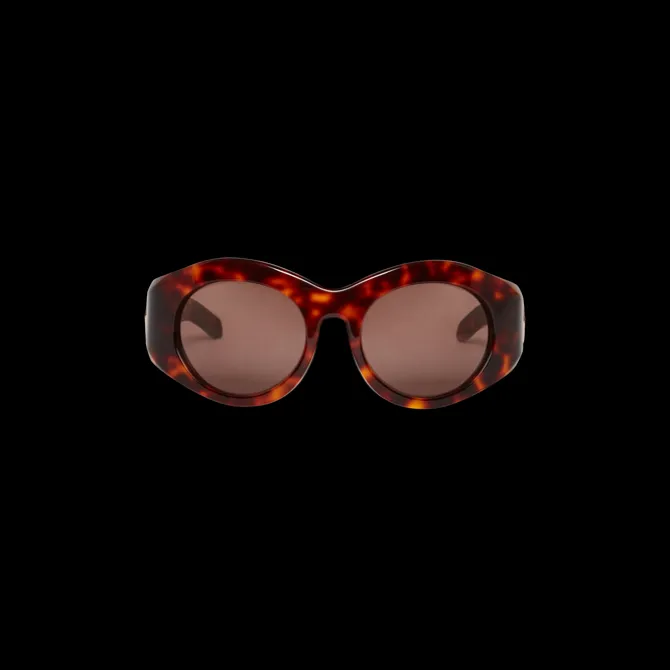 Tortoiseshell Goggle Sunglasses