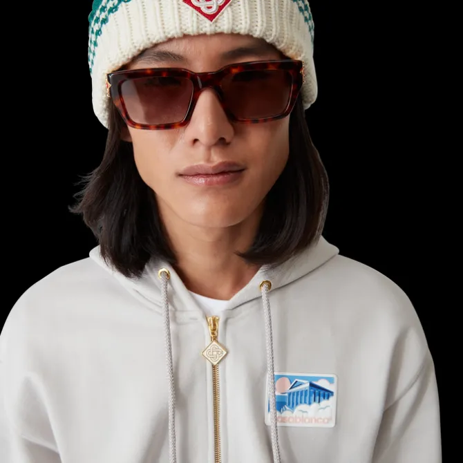 Tortoiseshell The Square Metope Sunglasses
