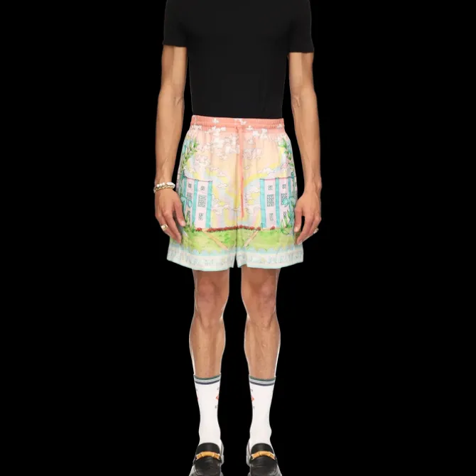 Vase Linen Shorts
