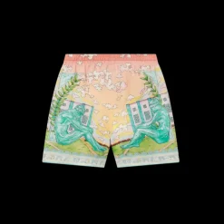 Vase Linen Shorts