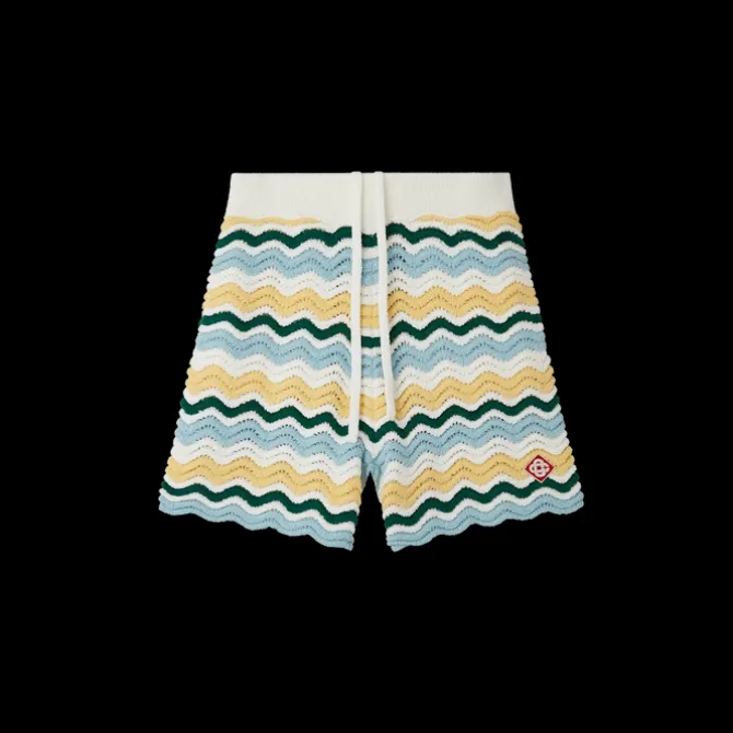 Wavy Boucle Shorts