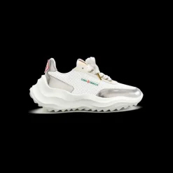 Women's Atlantis White & Chrome Sneaker
