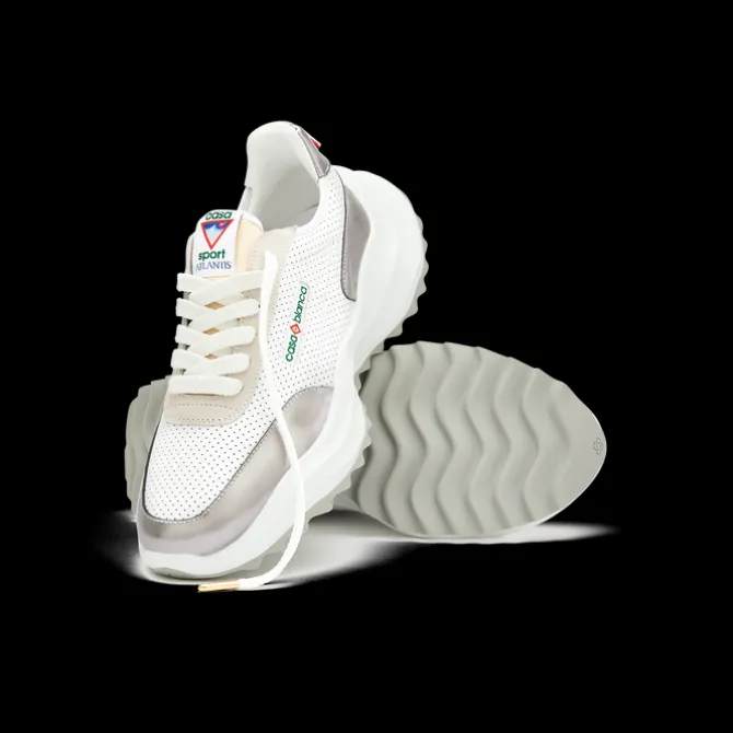 Women's Atlantis White & Chrome Sneaker