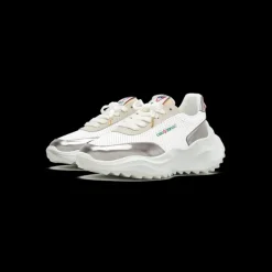 Women's Atlantis White & Chrome Sneaker