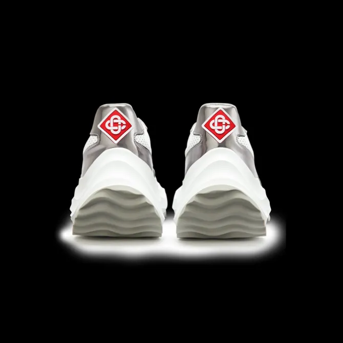 Women's Atlantis White & Chrome Sneaker