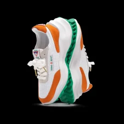 Women's Atlantis White & Clay Orange Sneaker