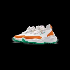 Women's Atlantis White & Clay Orange Sneaker