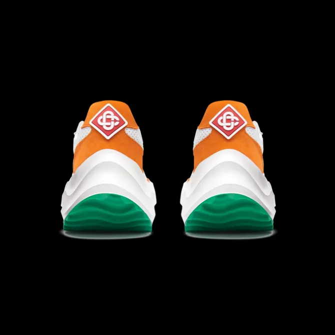 Women's Atlantis White & Clay Orange Sneaker