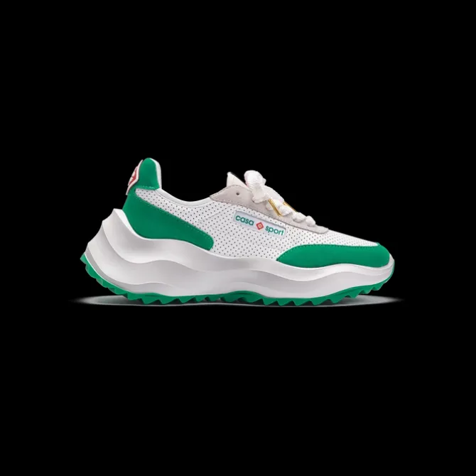 Women's Atlantis White & Tennis Green Sneaker