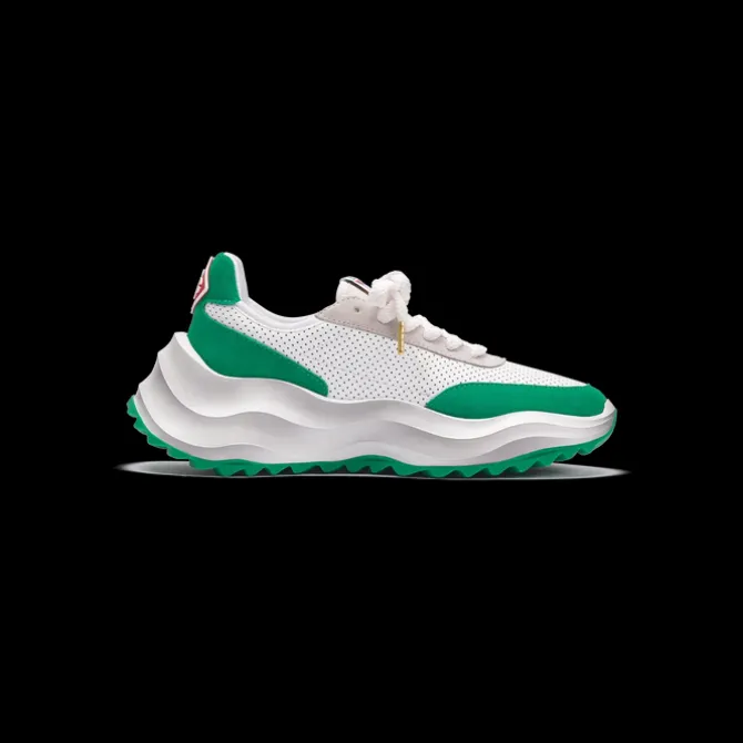 Women's Atlantis White & Tennis Green Sneaker