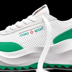 Women's Atlantis White & Tennis Green Sneaker