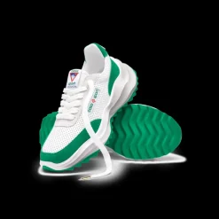 Women's Atlantis White & Tennis Green Sneaker