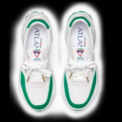 Women's Atlantis White & Tennis Green Sneaker