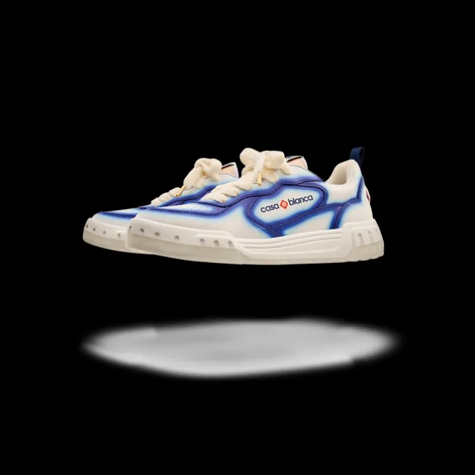 Women's Court Blue Fade Sneaker