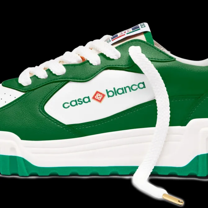 Women's Court Green & White Sneaker