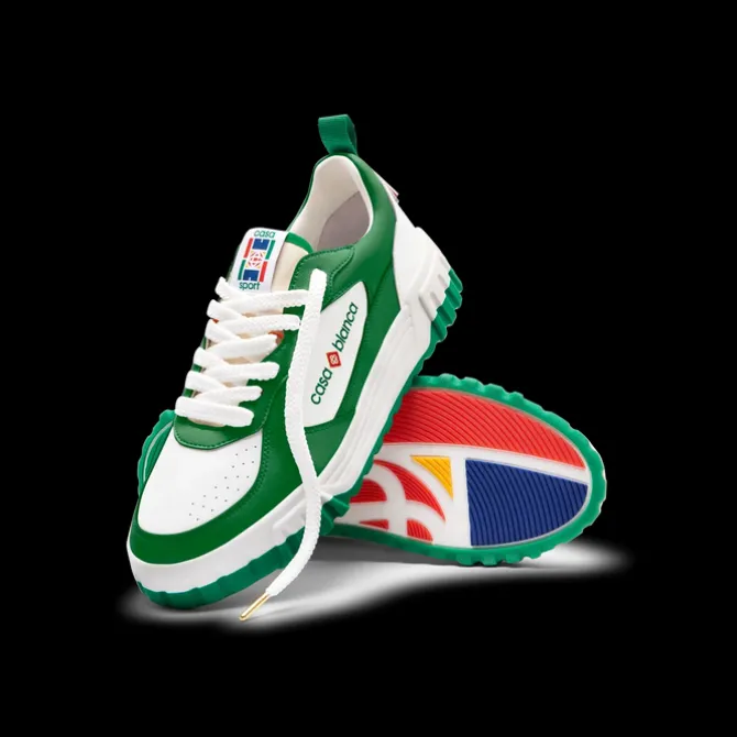 Women's Court Green & White Sneaker