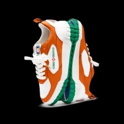Women's Court Orange & White Sneaker