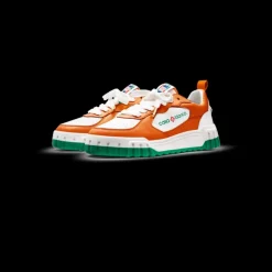 Women's Court Orange & White Sneaker