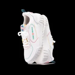 Women's Court White & Multicolour White Sneakers