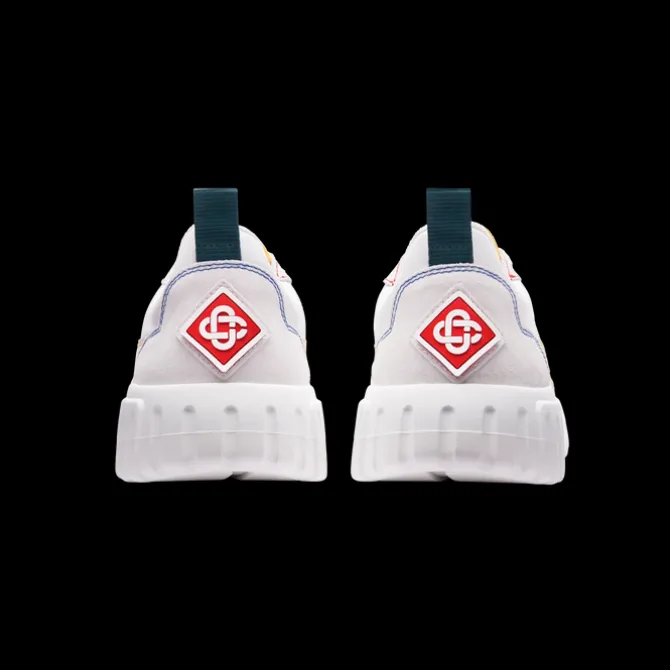 Women's Court White & Multicolour White Sneakers