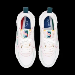 Women's Court White & Multicolour White Sneakers