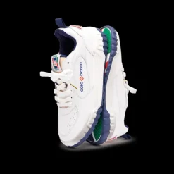 Women's Court White & Navy Sneaker