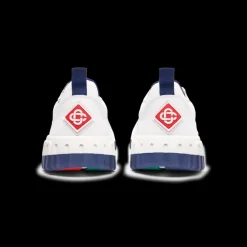 Women's Court White & Navy Sneaker