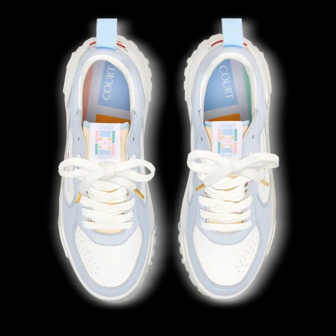 Women's Court White & Powder Blue Sneaker
