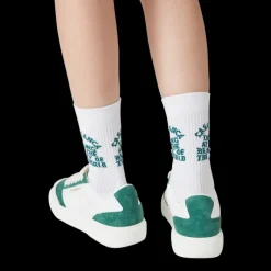 Women's Del Mar White & Green Sneaker