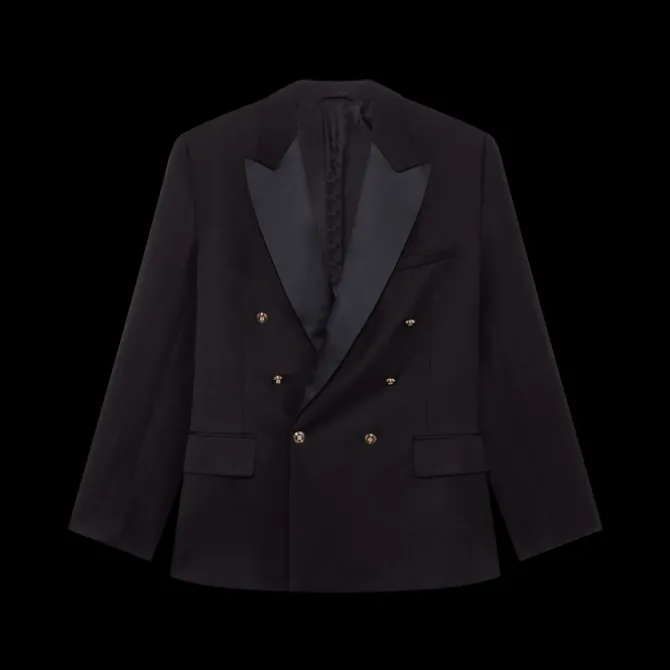 Wool Double Breasted Blazer