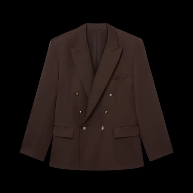 Wool Double Breasted Jacket