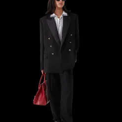 Wool Five Pleat Tailored Trousers