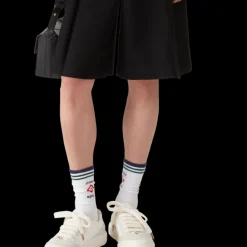 Wool Pleated Tailored Shorts