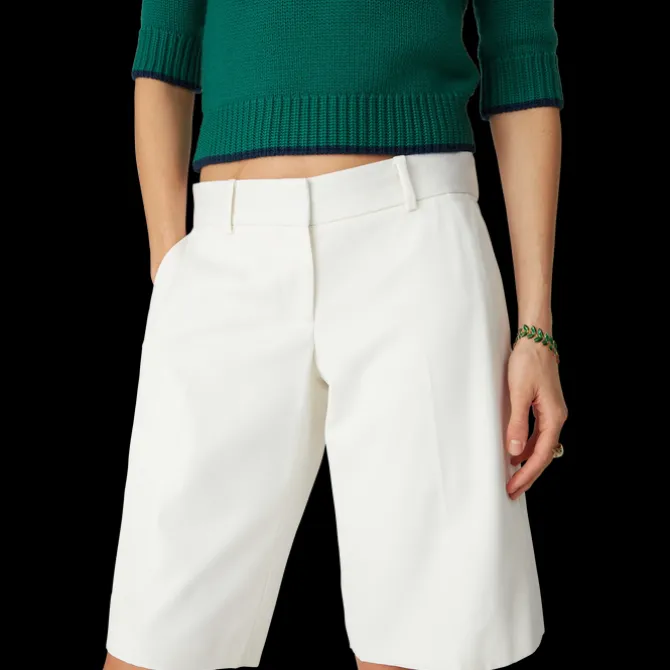 Wool Relaxed Tailored Shorts