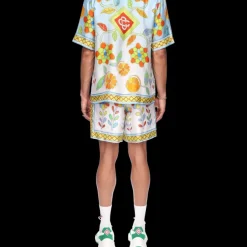 Yoruba Flowers Silk Shirt